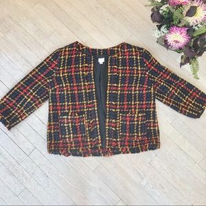 NWOT A New Day wool blend open blazer w/ pockets